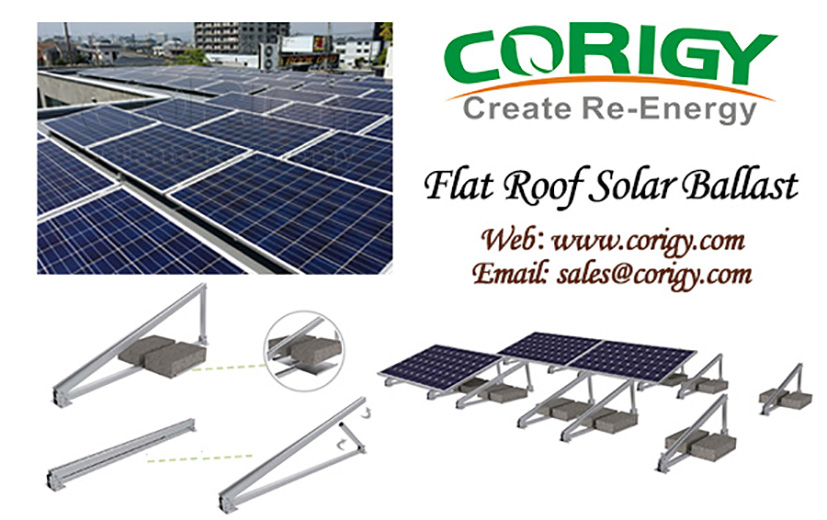 flat roof solar mounting system