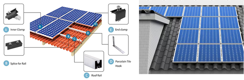 residential stainless steel solar hook