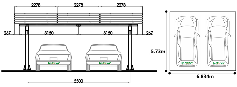 ev charging station solar carport