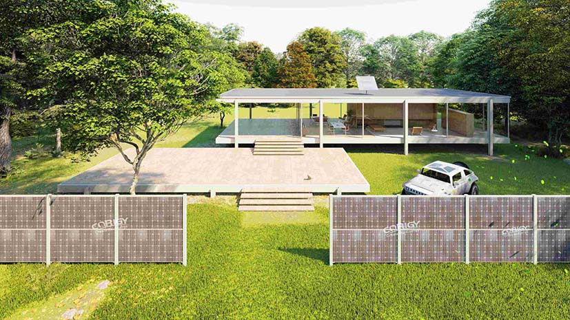 Solar Fencing System For Home