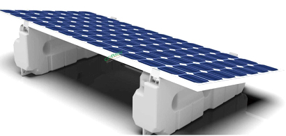 12° Water Ballast Solar Support for Flat Roofs