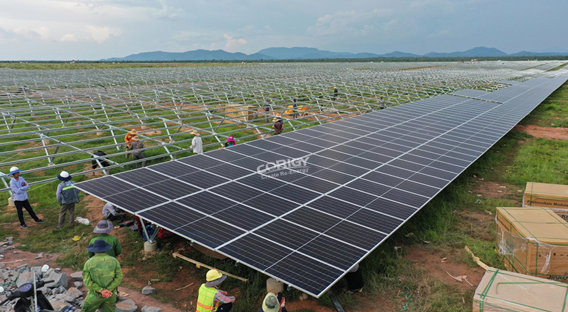solar panel ground mount system