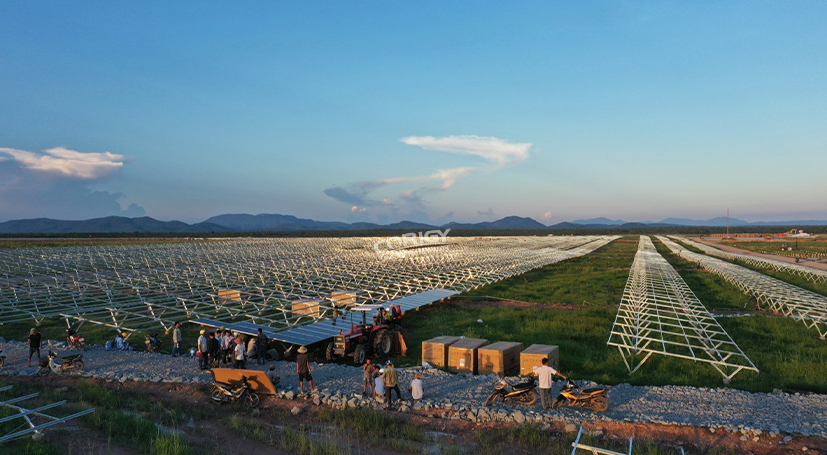 ground mounting solar structure