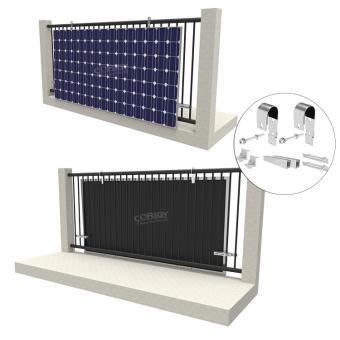 Solar panel holder balcony