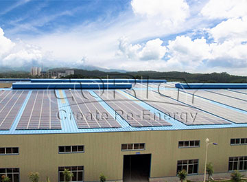3MW 금속 태양 지붕 설치 프로젝트 
