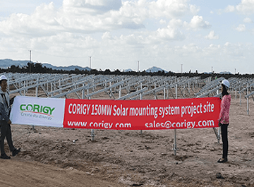 CORIGY 태양 전지 제공하는 태양을 위한 벽돌쌓기 150MW PV 프로젝트