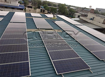 75KW 양철 지붕 설치하여 프로젝트 CORIGY 태양 전지