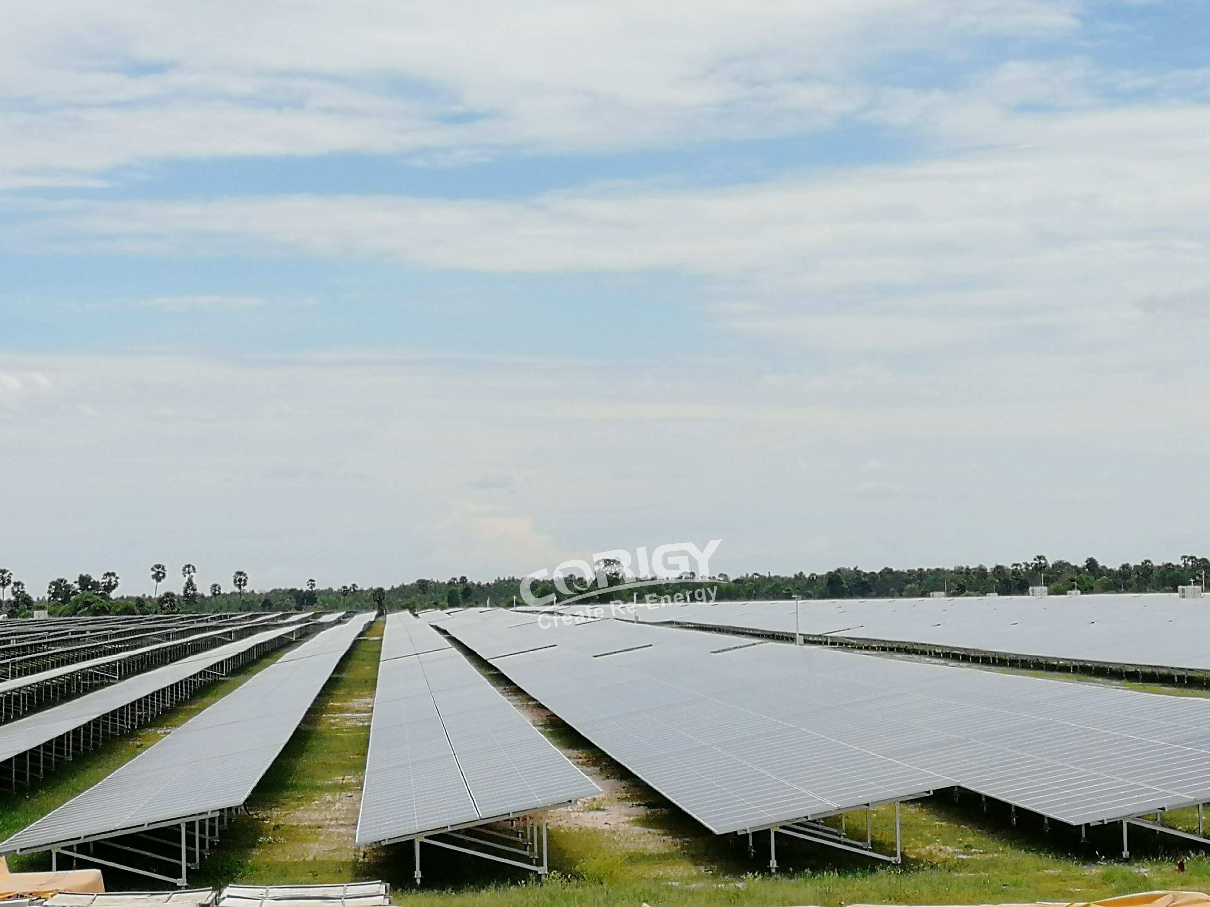 45MW 땅에 설치 프로젝트