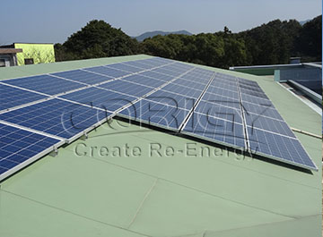 45KW 금속 지붕 설치 프로젝트