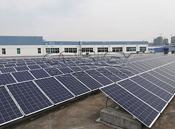 660KW 평평한 지붕 설치 프로젝트에서 중국에 의해 태양 CORIGY